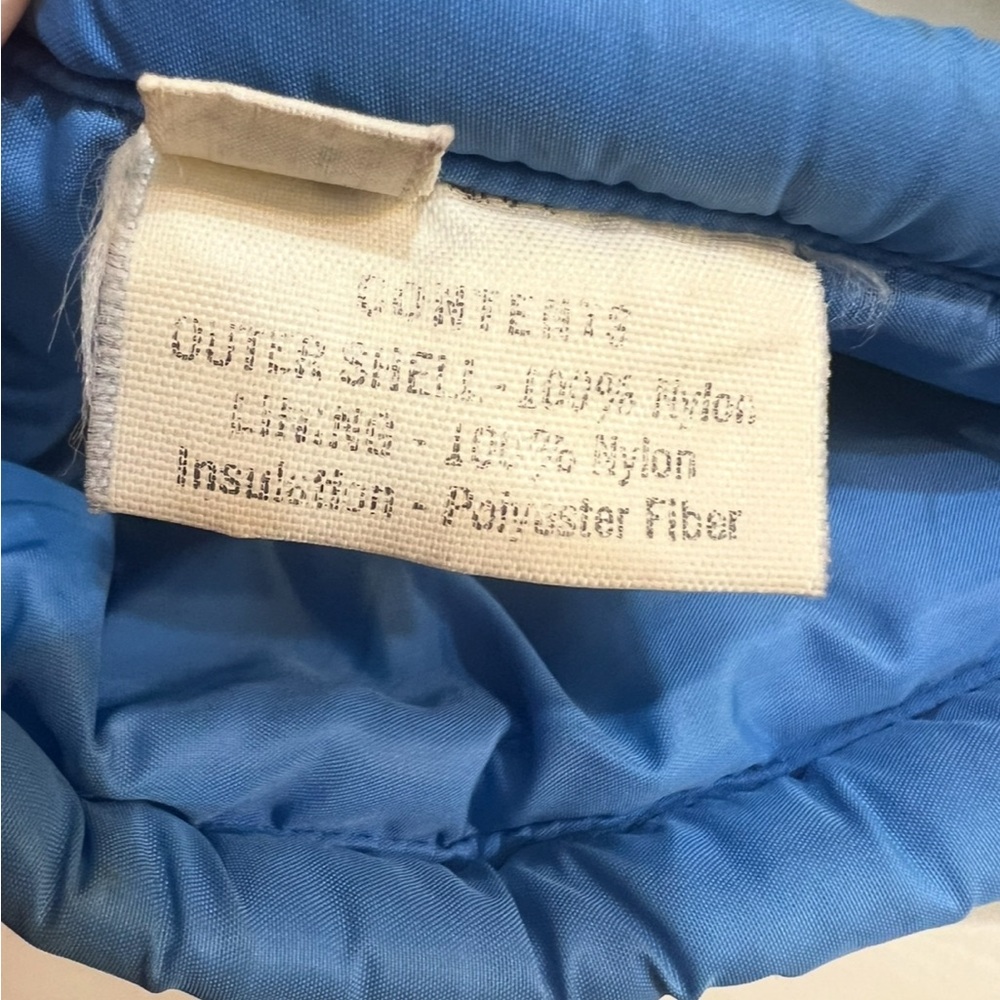 L.L. Bean Blue Puffer Warmth Booties Size XS - Picture 11 of 15